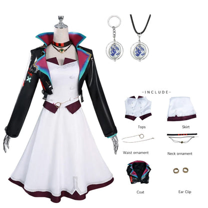 Ball Dress No Wig / XS Arcane Season 2 Jinx Cosplay Dress – Powder Blue Ball Gown by Victorious