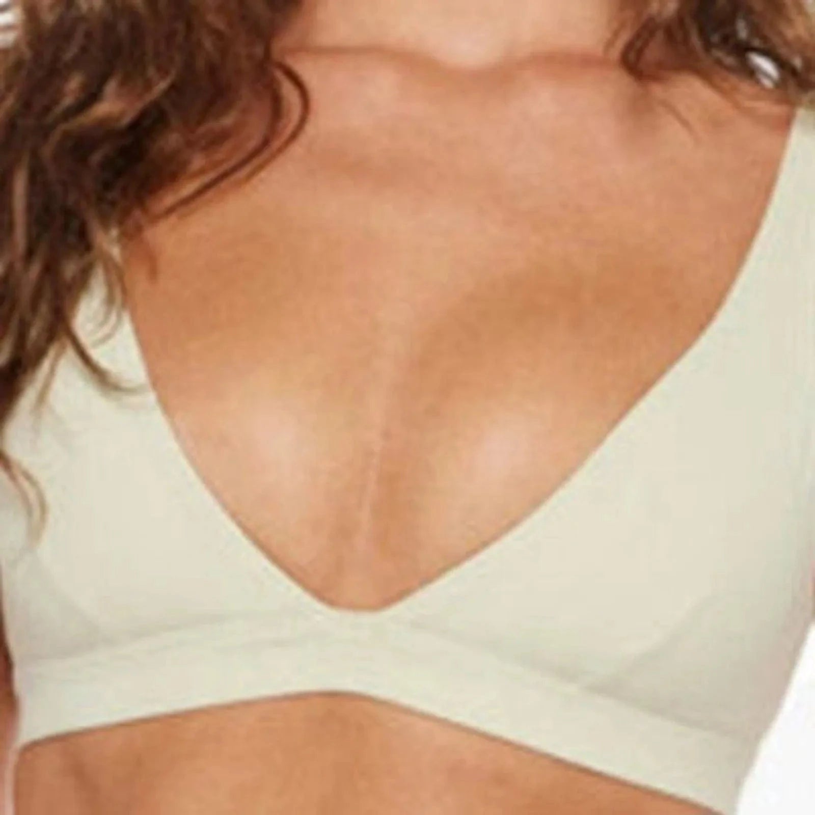 Beige / S Victorious Athena Crop Top Sports Bra - Loose, Breathable & Push-Up