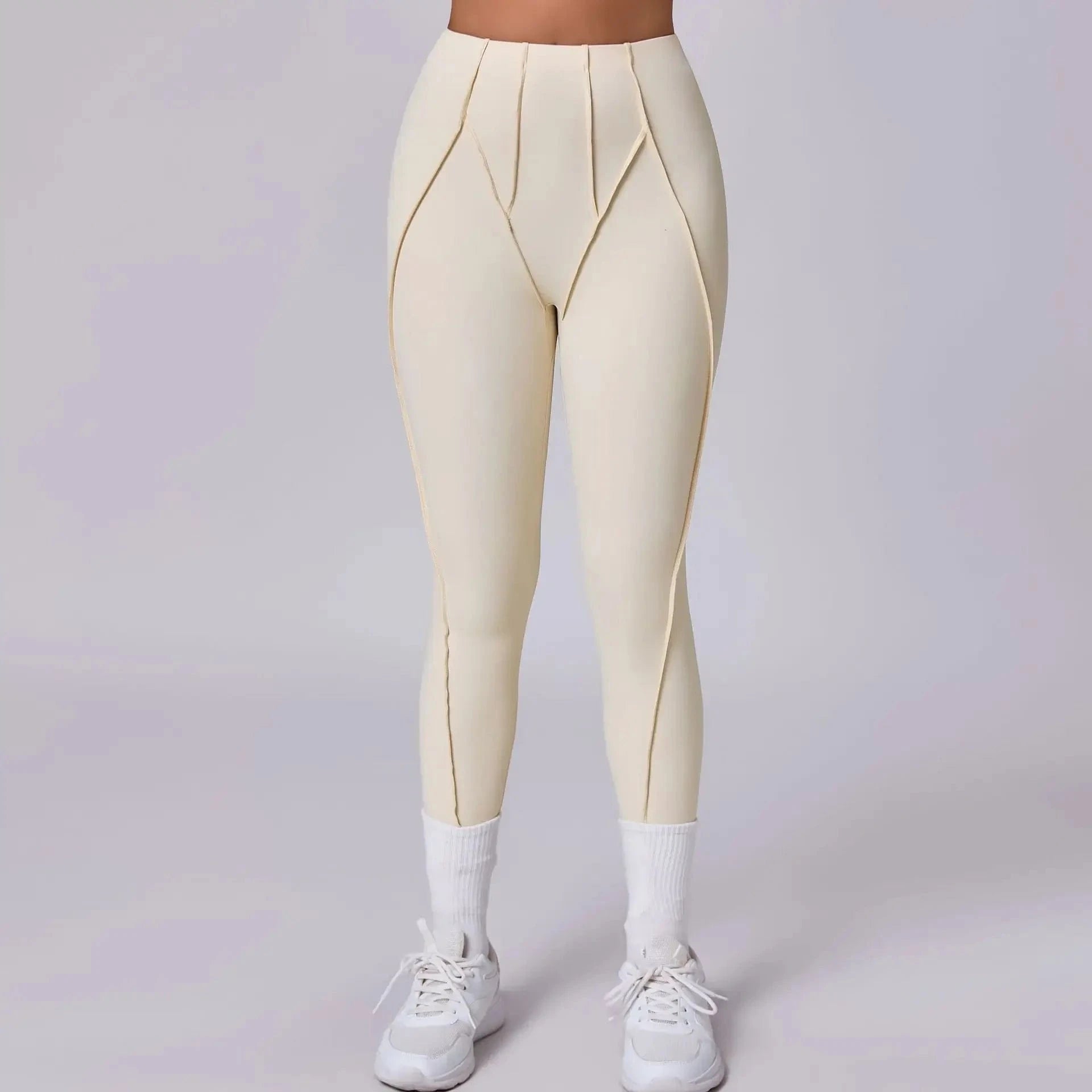 Beige / S Victorious "Power-Up" Seamless Workout Leggings