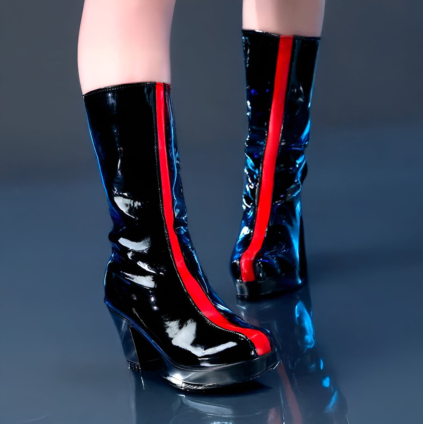 Black and Red / EU 34 Kpop Demon Hunter Rumi Shoes/Boots