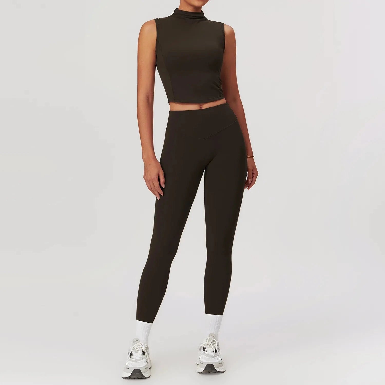 Black Coffee 1 / M 2PCS Fitness Skirt & Bra for Yoga & Fitness - Victorious Shieldmaiden Grace Set