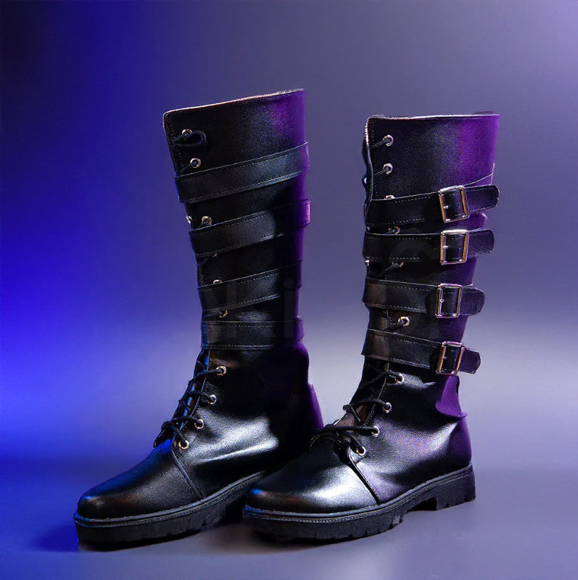 Black / EU 35 Kpop Demon Hunters boots / HUNTR/X boots