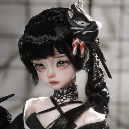 Black Kikyou Japanese Cosplay BJD Doll - NEW ARRIVAL!!