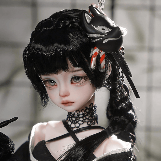 Black Kikyou Japanese Cosplay BJD Doll - NEW ARRIVAL!!