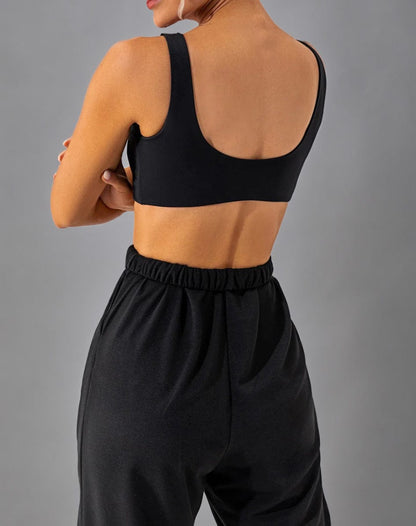 Black / L Victorious ThunderGlow Sports Bra