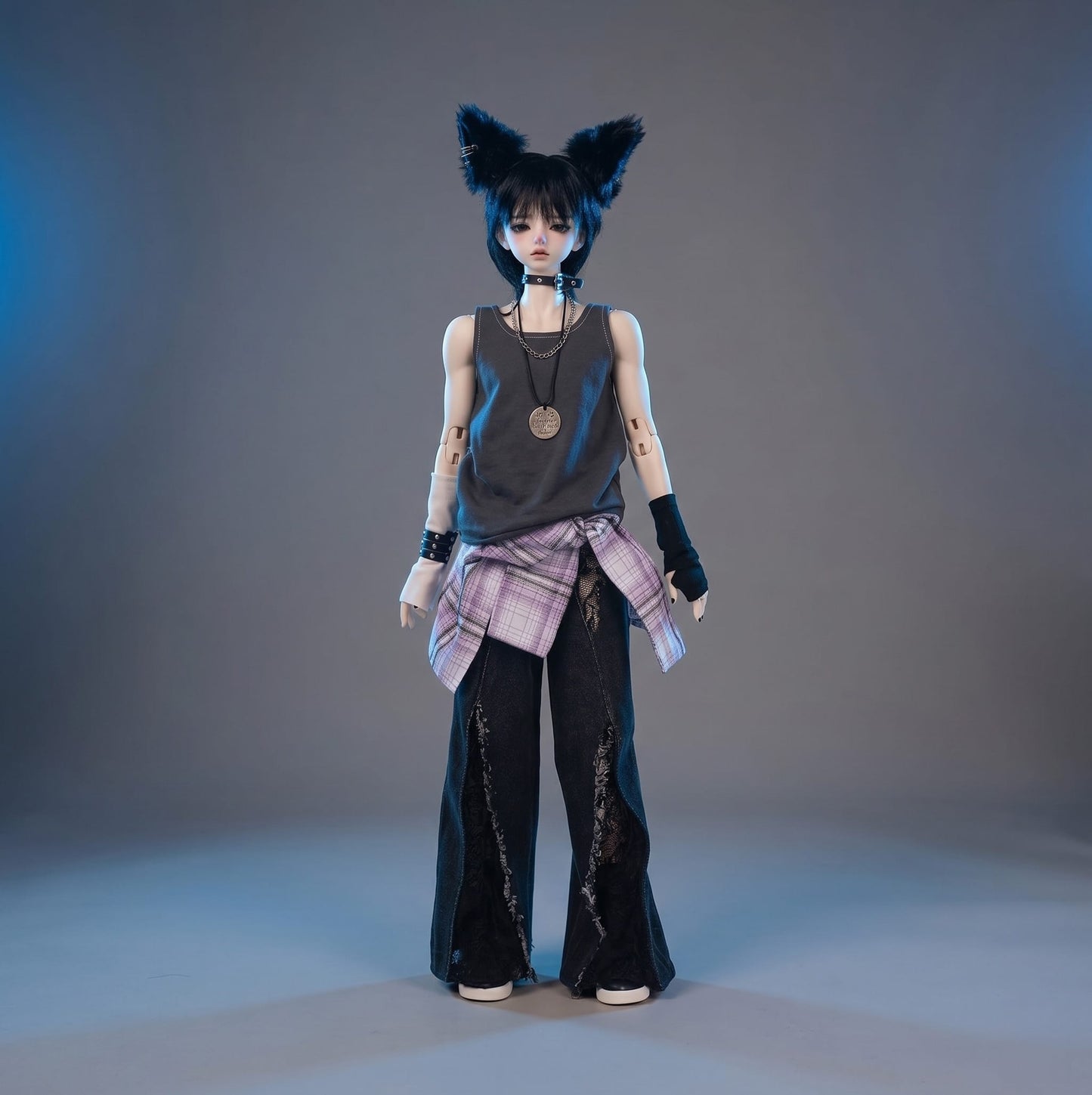 Black Lor-C Dark Angel Bjd Doll Boy 1/4 Fullset