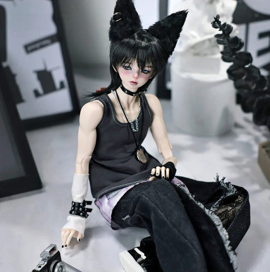Black Lor-C Dark Angel Bjd Doll Boy 1/4 Fullset