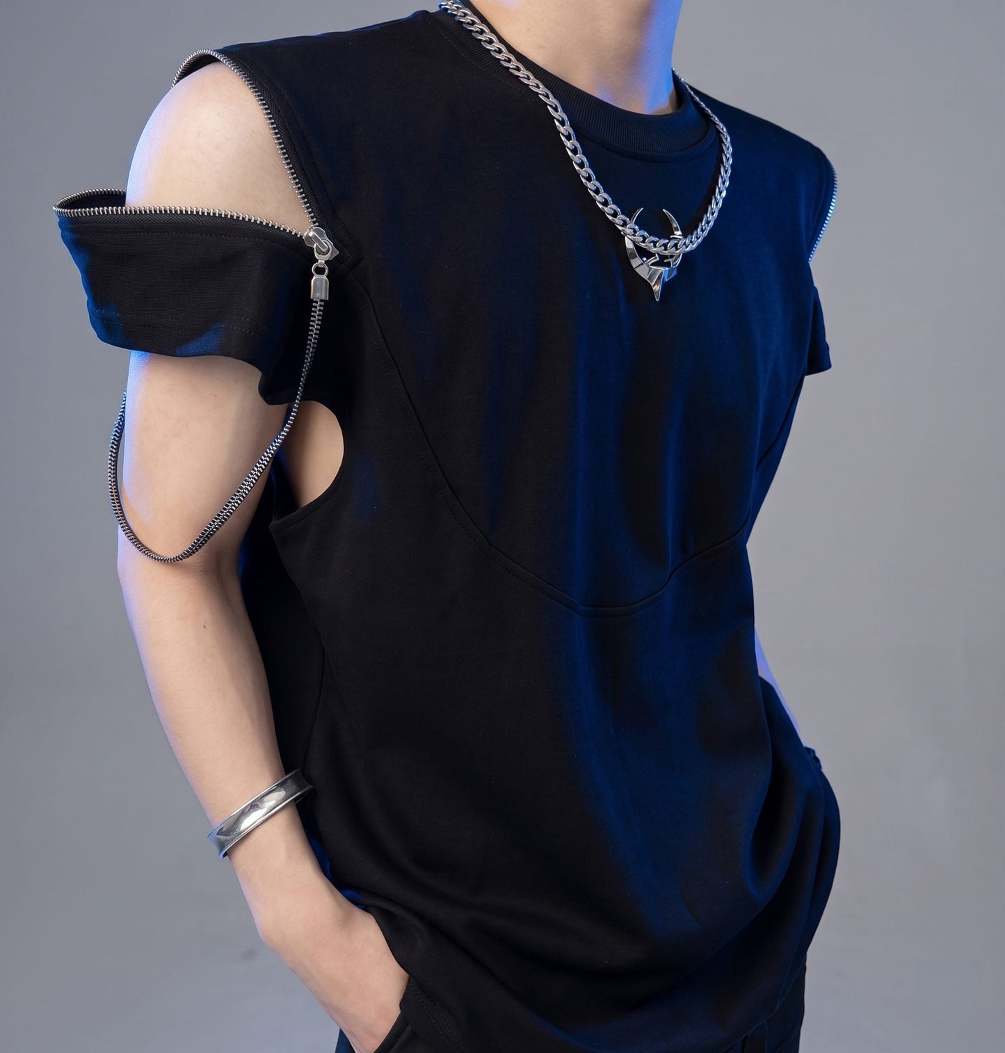 Black / M(45-55KG) Harajuku Trendy Oversize Gothic T-Shirt