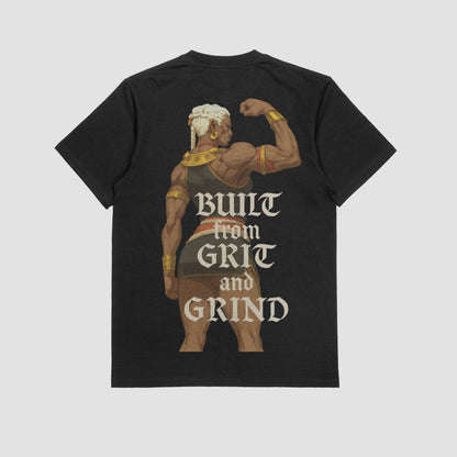 Black / M Ambessa "Built from Grit & Grind" Gym T-shirt (Oversized)