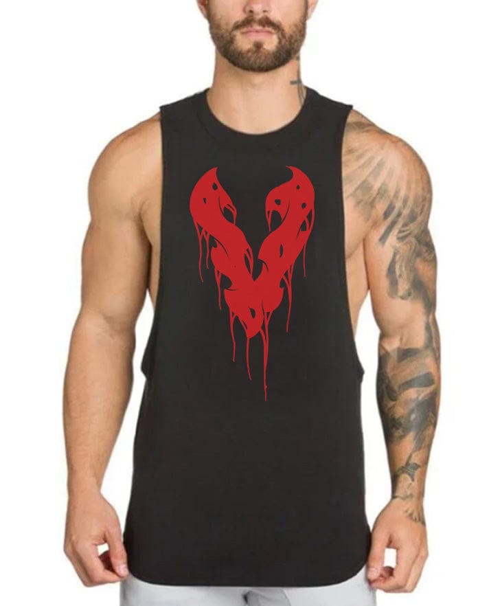 Black / M Victorious Symbiote Japan Gym Tank Top