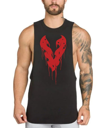 Black / M Victorious Symbiote Japan Gym Tank Top
