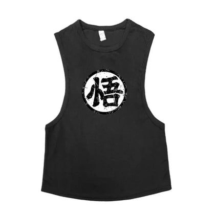 Black / S Mesh Quick Dry Gym Bodybuilding Muscle Tank Top