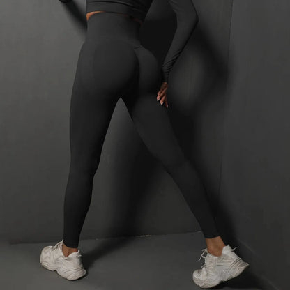 Black / S Victorious Aphrodite's Charm Seamless Gym Leggings