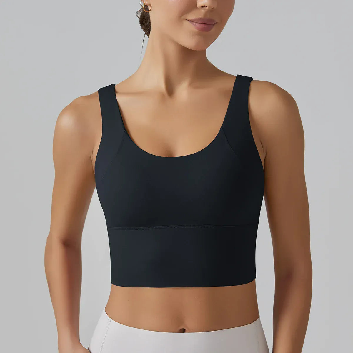 Black / S Victorious Cascade Trail V-Back Sports Bra