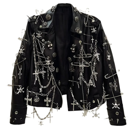 Black / S Victorious Moonberry Punk Jacket