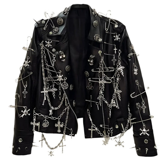 Black / S Victorious Moonberry Punk Jacket