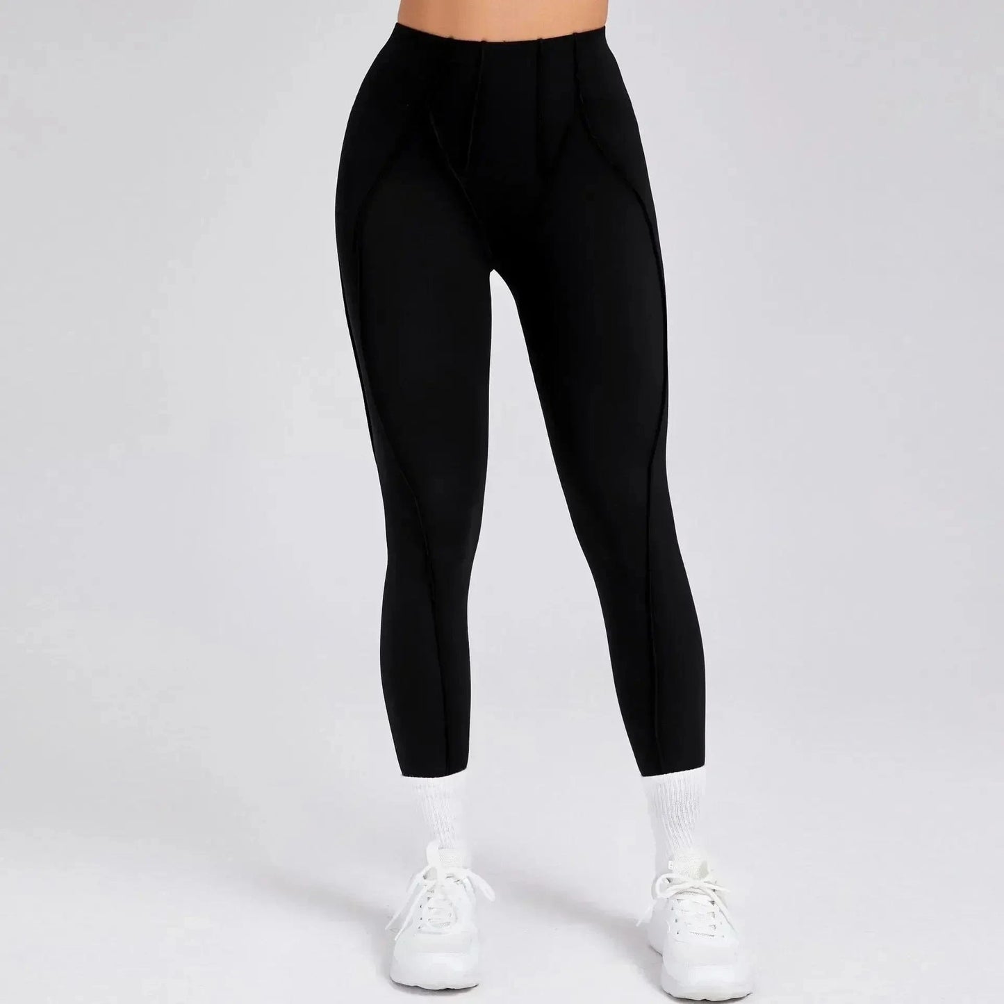 Black / S Victorious "Power-Up" Seamless Workout Leggings