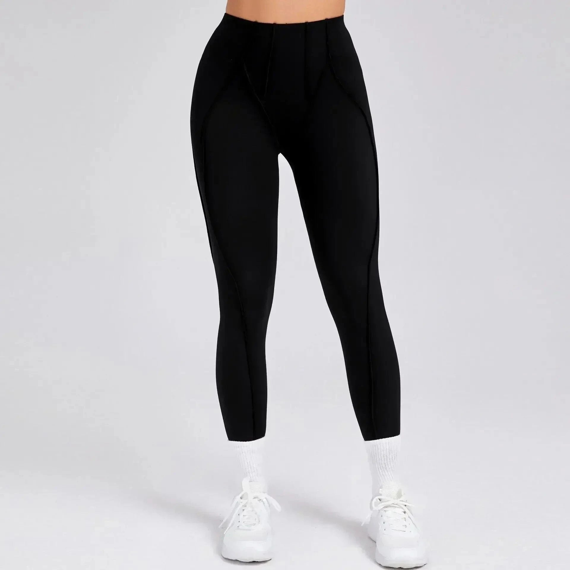 Black / S Victorious "Power-Up" Seamless Workout Leggings
