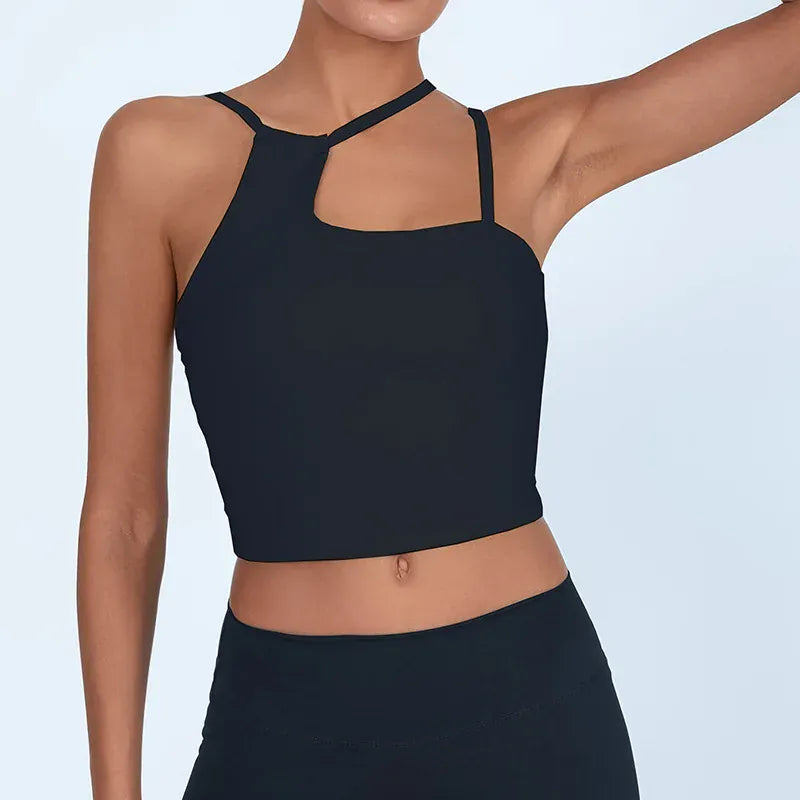 Black / S Yoga Fitness Training Top (Victorious NanoLift Bra)