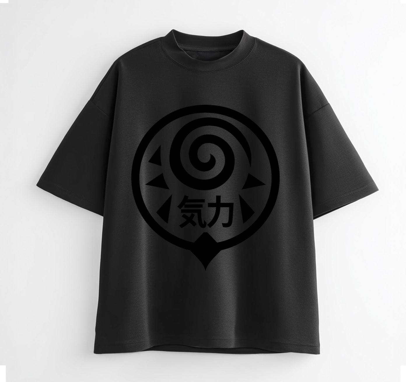 Black / XS kanji Anime (Naruto)Oversize T-Shirt