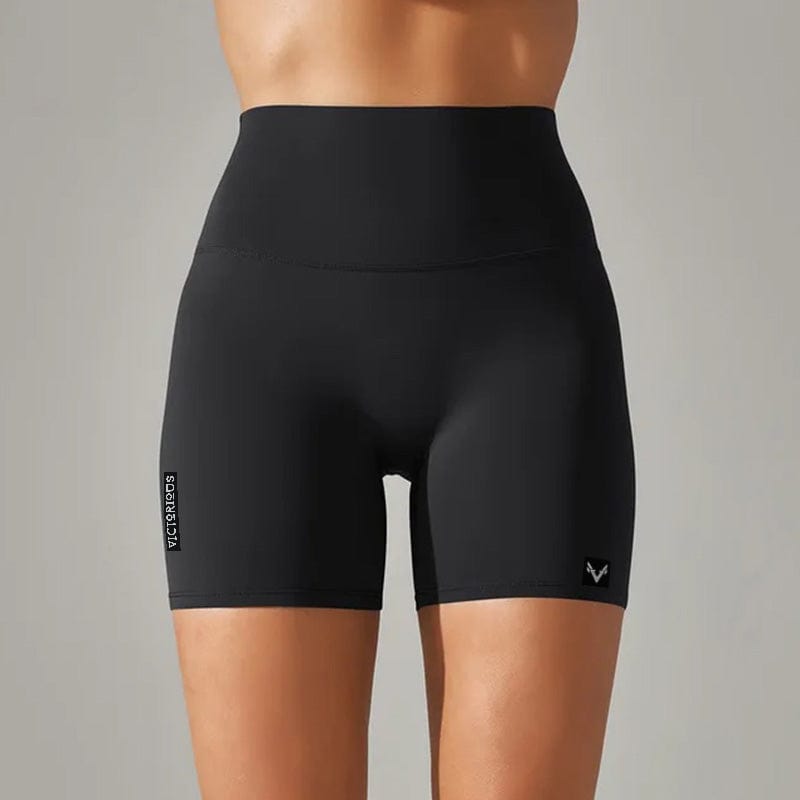 Black / XS NovaFlex Biker Sport Shorts by Victorious – High-Performance Activewear for Training, Gym & Everyday Comfort