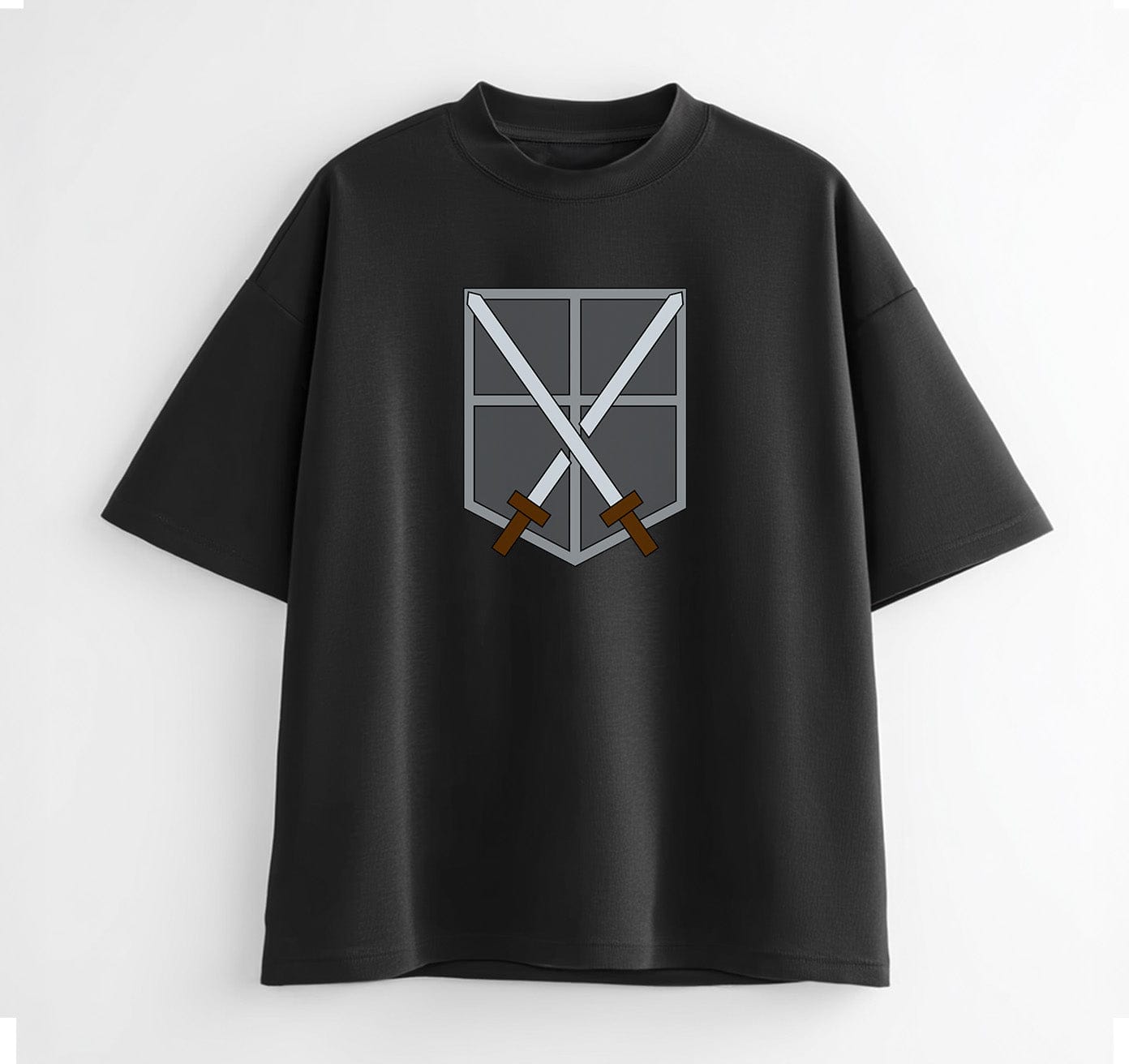 Black / XS Training Corps (Attack On Titan) Oversize T-Shirt
