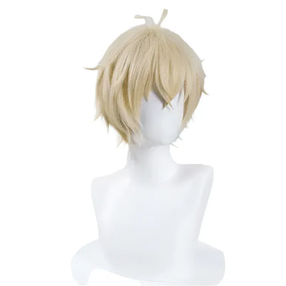Blonde Mikaela Hyakuya Cosplay Wig Men /Short Wig Cosplay Anime