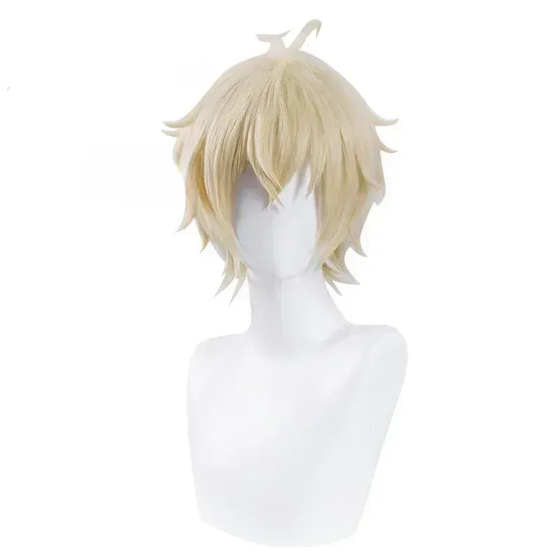 Blonde Mikaela Hyakuya Cosplay Wig Men /Short Wig Cosplay Anime
