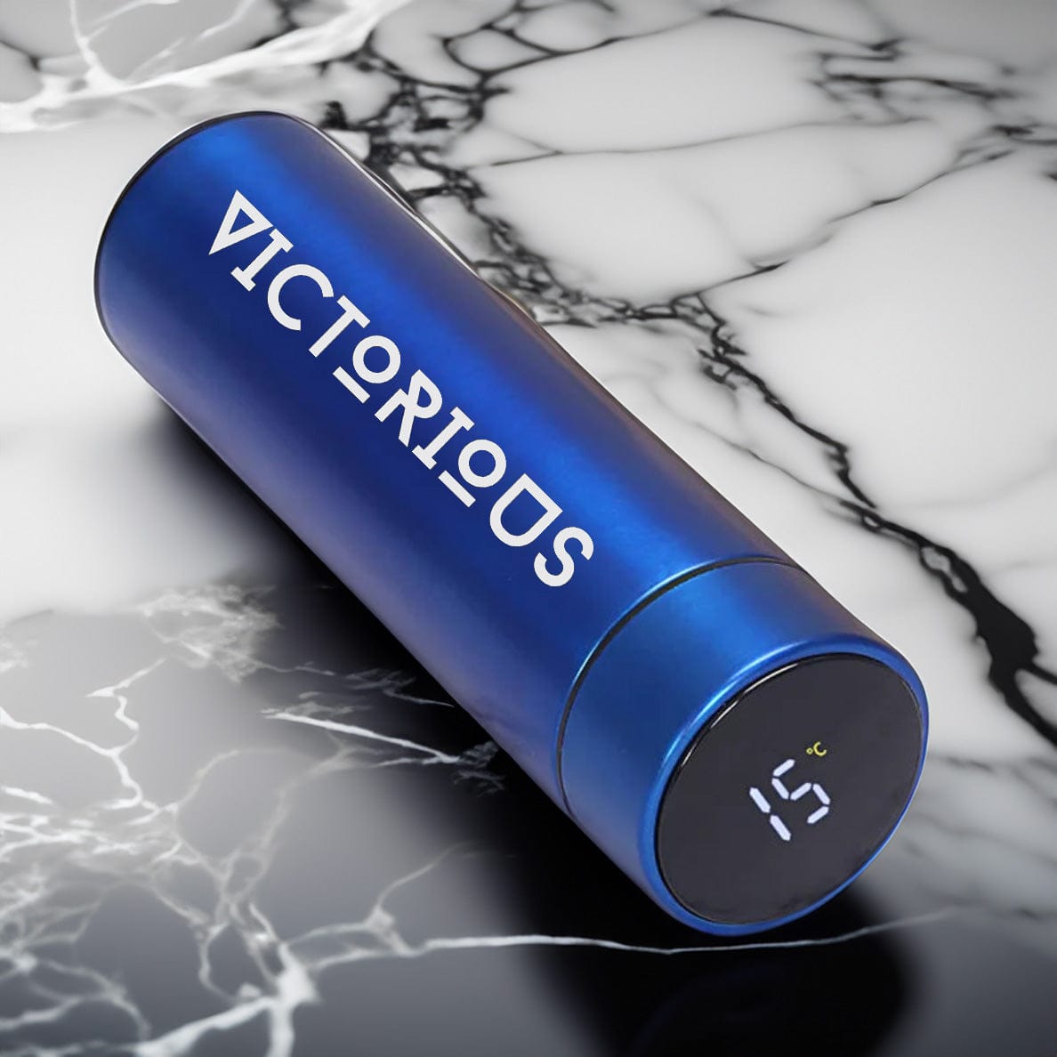 Blue / 500ml Victorious Vacuum Water Bottle Smart Display Temperature 500ML / Stainless Steel