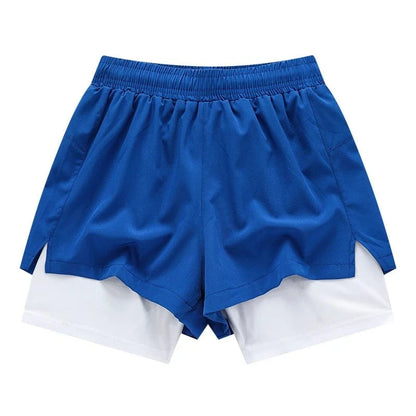 Blue / (90-95kg) for 3XL / CHINA Victorious SprintFlex 2 in 1 Men's Shorts