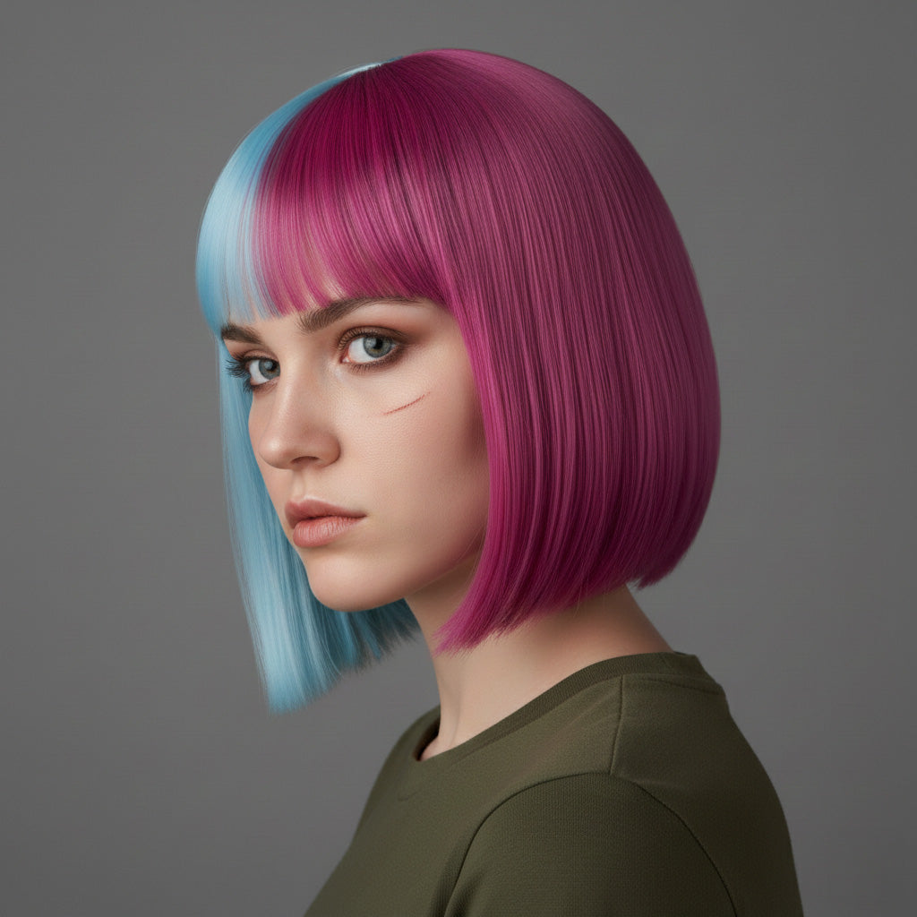 Blue & Pink / One Size Prism Alice & Luna Snow (Disco Skin) Cosplay Wig