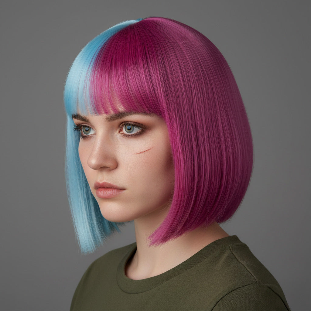 Blue & Pink / One Size Prism Alice & Luna Snow (Disco Skin) Cosplay Wig