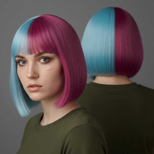 Blue & Pink / One Size Prism Alice & Luna Snow (Disco Skin) Cosplay Wig