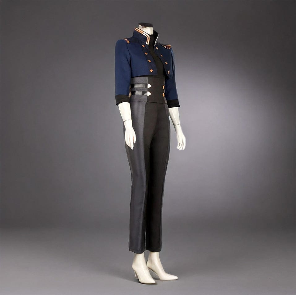 Blue Suit / XS Caitlyn Kiramman Cosplay Costume /Arcane Season 2 – Blue Enforcer Suit by Victorious