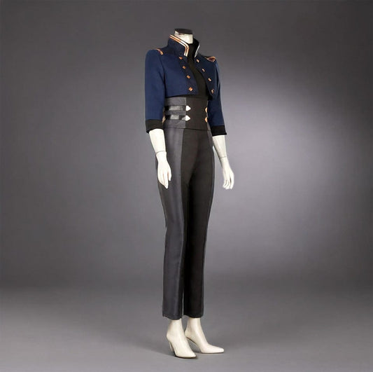 Blue Suit / XS Caitlyn Kiramman Cosplay Costume /Arcane Season 2 – Blue Enforcer Suit by Victorious