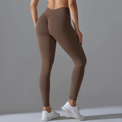 Brown / M Victorious Lunar Veil Sport Leggings