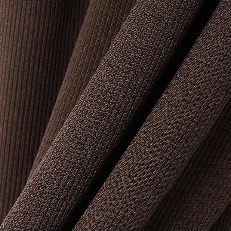 Buckle Belt Straps Ribbed Tank Top