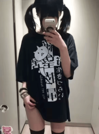 Bug Harajuku Cross Chibi T-shirt