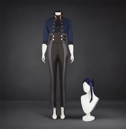 Caitlyn Kiramman Cosplay Costume /Arcane Season 2 – Blue Enforcer Suit by Victorious