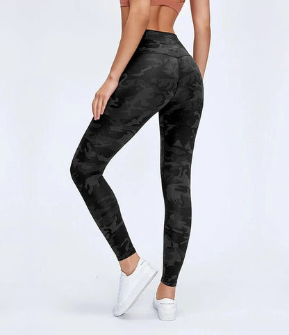 Camo Leggings Women Sportswear/ High Waisted / Naked-feeling/ Victorious Wilderness Run