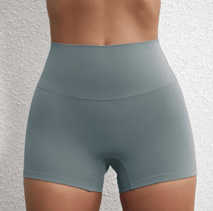 carbon blue / S-2 Women's 3" Gym Shorts / Yoga shorts (Ellie Seattle)