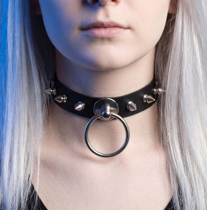 Chocker Spikes Punk Collar