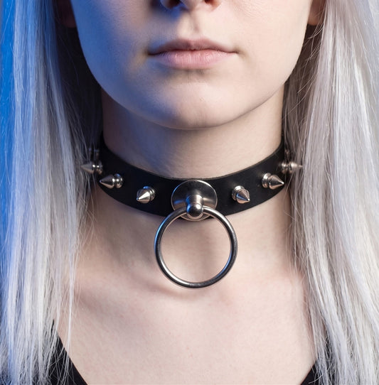 Chocker Spikes Punk Collar