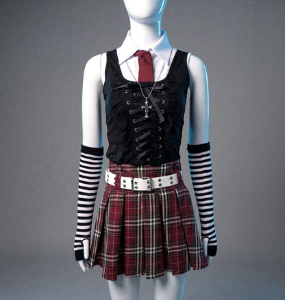 Clothes only / S Misa Amane Dark Academia Cosplay Costume by Victorious