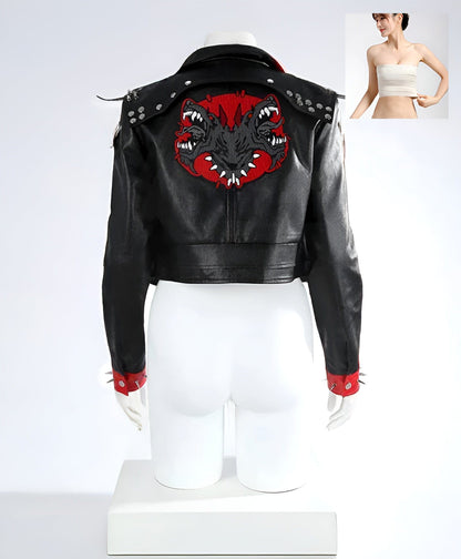 Coat & tube top / XS Vi Arcane Season 2 Vegan Leather Jacket & Accessories