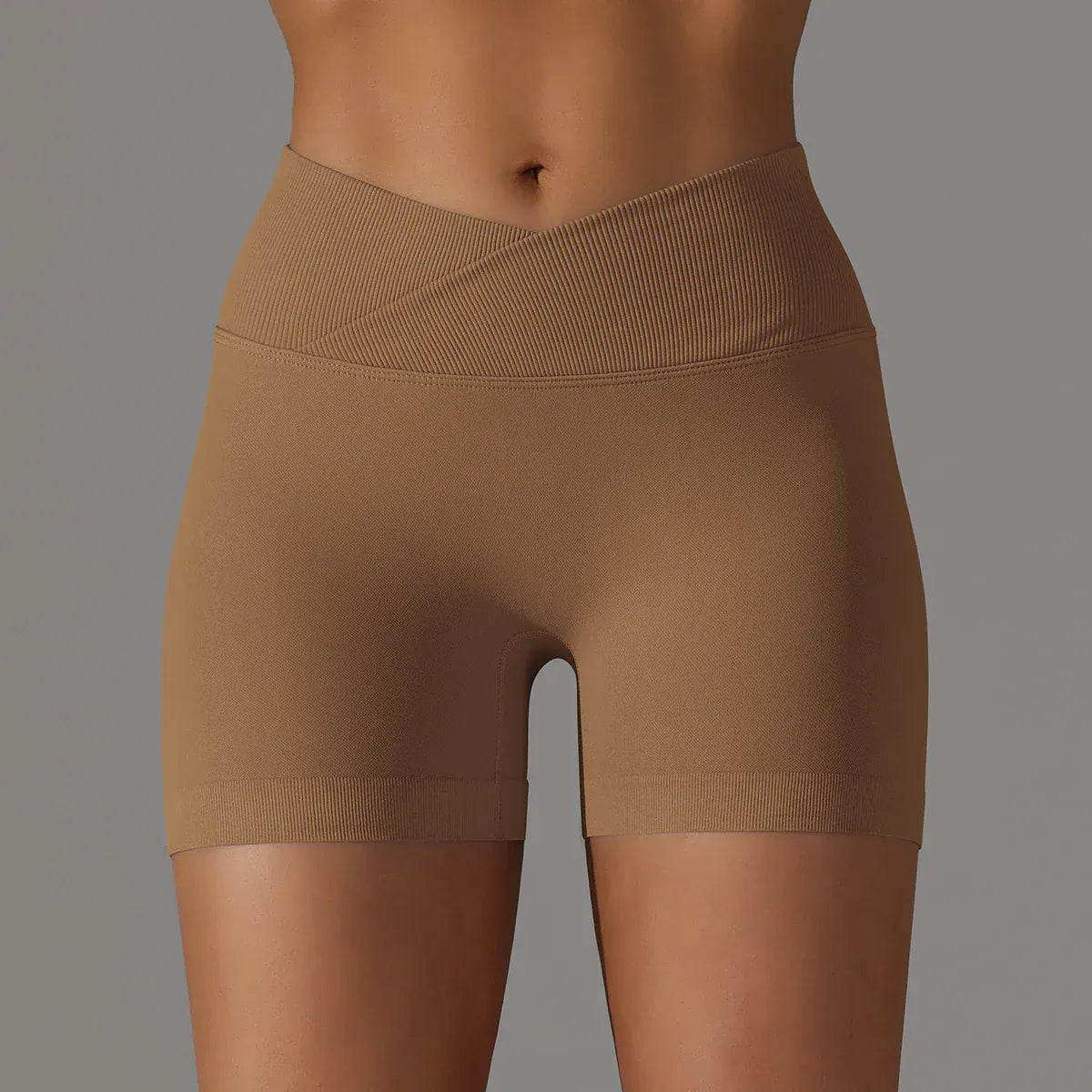Cocoa / S Victorious Nomad Crossover Waist Shorts XXIIV