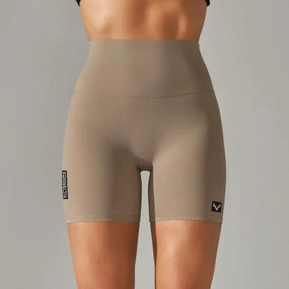 Cocoa / XS NovaFlex Biker Sport Shorts by Victorious – High-Performance Activewear for Training, Gym & Everyday Comfort