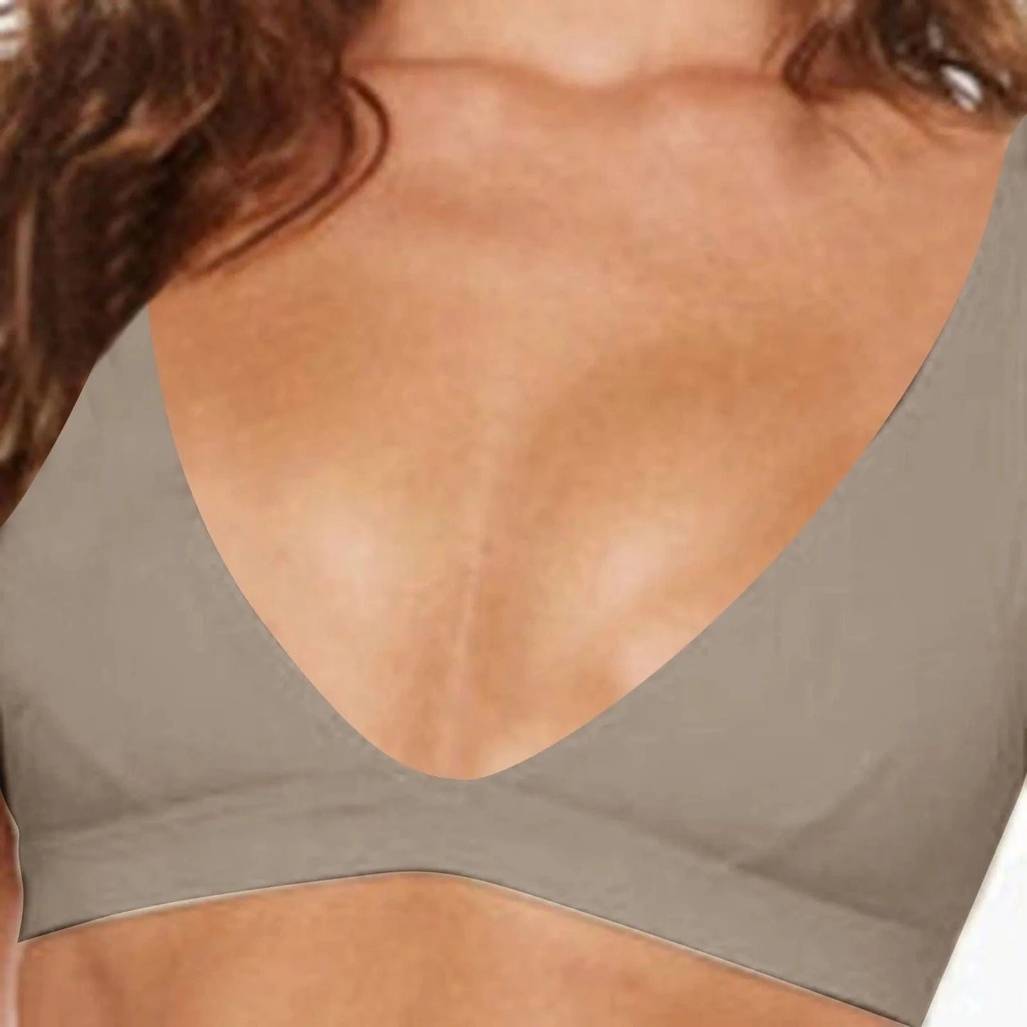 Coffee / S Victorious Athena Crop Top Sports Bra - Loose, Breathable & Push-Up