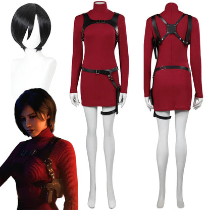 Cosplay and Wig / XS Ada Wong Cosplay & Wig Game Resident 4