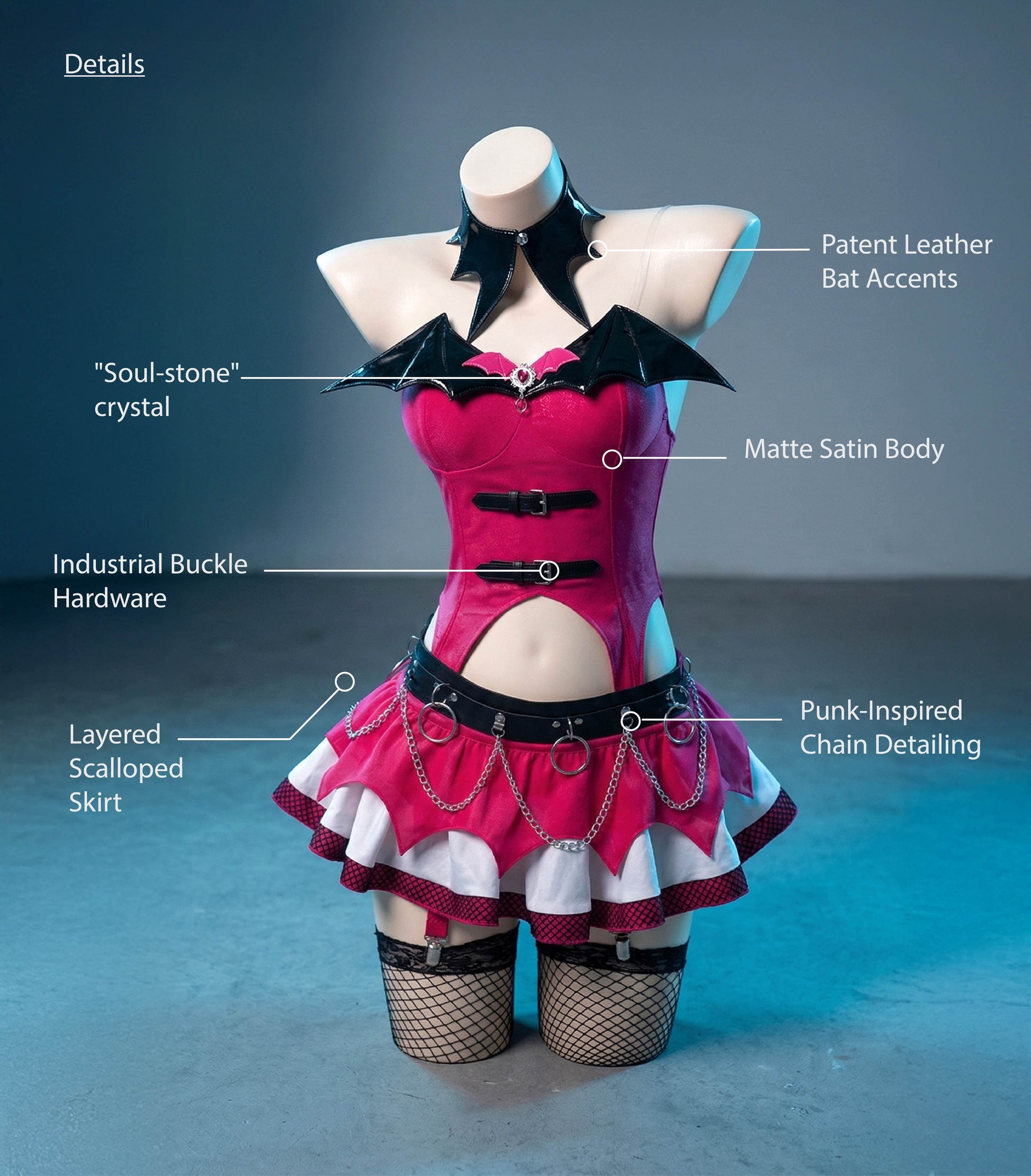 Cosplay / S Draculaura Cosplay Costume - MonstersHigh XXO